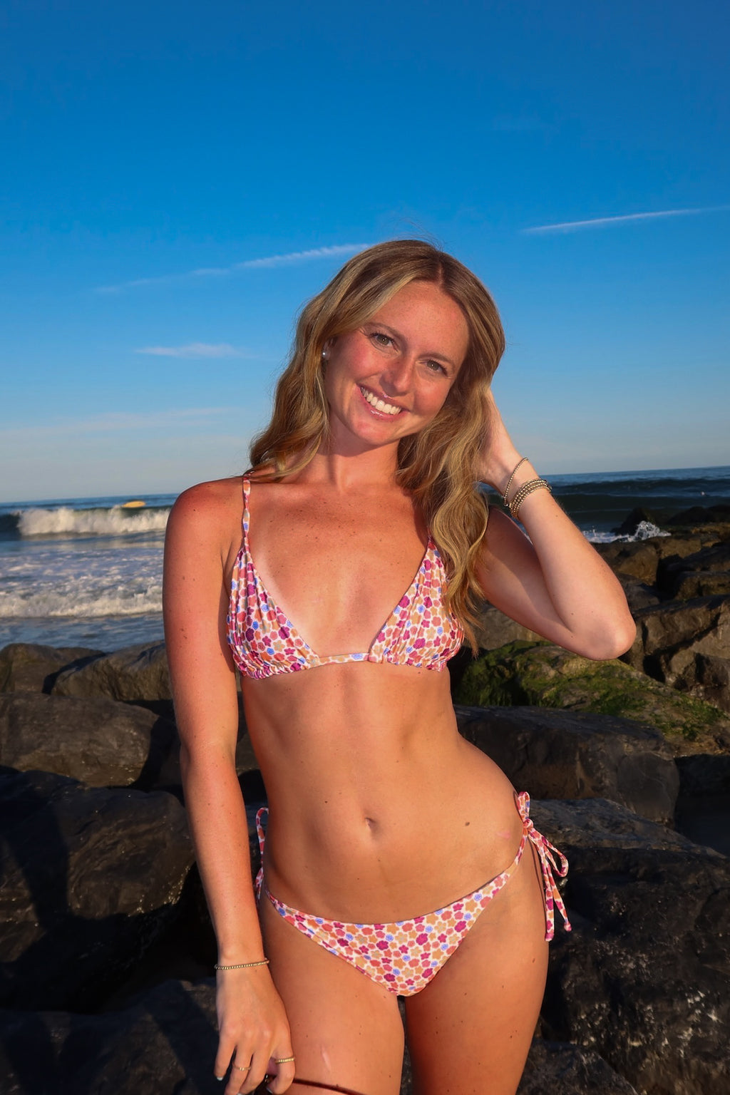 Sunset Aloha Bikini Top